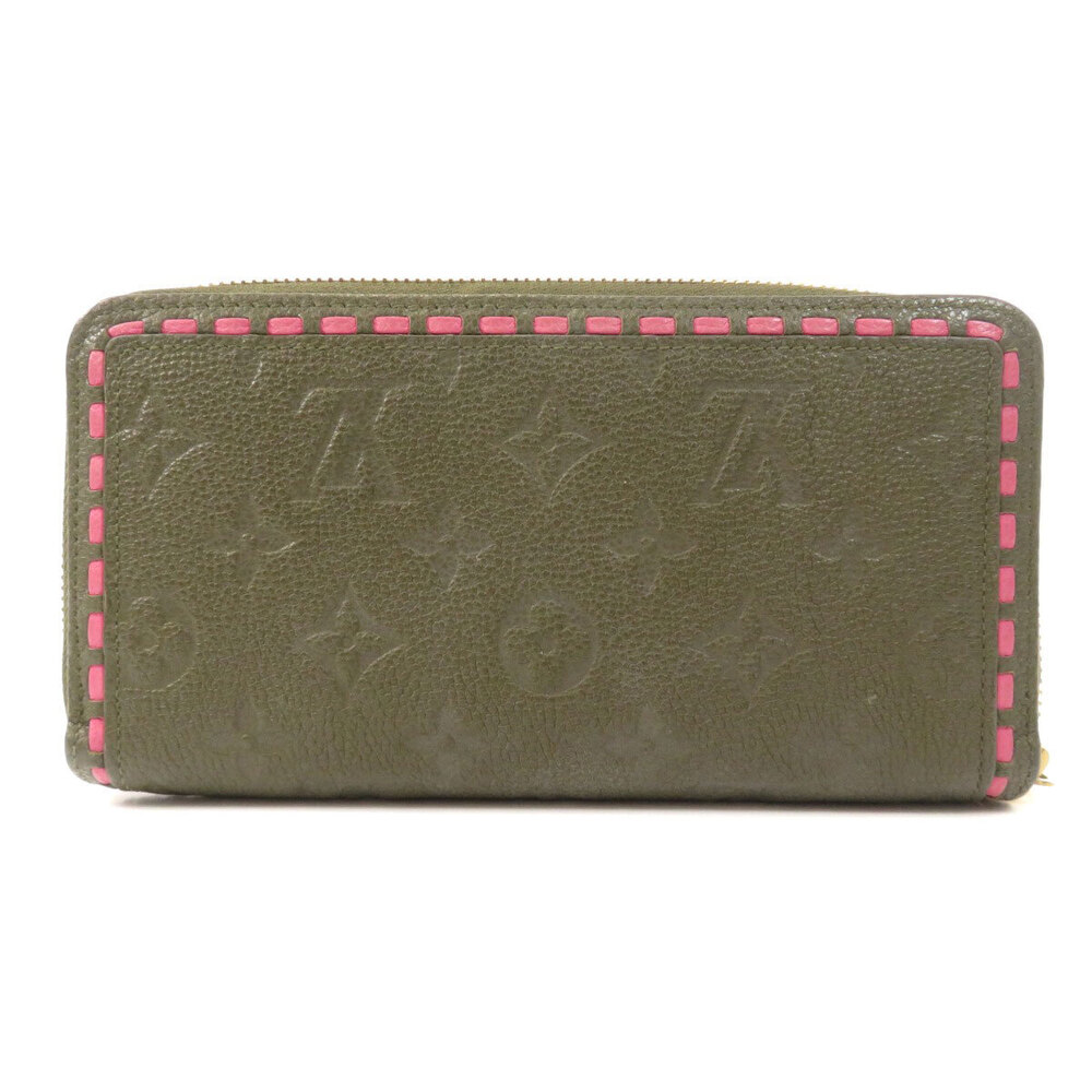 Louis Vuitton Wallet Long Zippy purse Empreinte coin Black